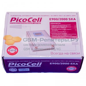 Репитер GSM+3G Picocell E900/2000 SXA LCD (70 дБ, 100 мВт) фото 6