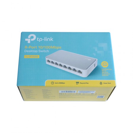 Коммутатор TP-Link TL-SF1008D (8 x 100 Mbps) фото 7