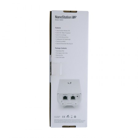 Точка доступа WiFi Ubiquiti NanoStation M2 (2.4 ГГц, 630 мВт) фото 7