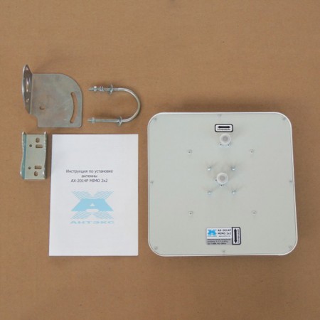 Антенна LTE1800/3G AX-2014P MIMO (Панельная, 2 x 14 дБ) фото 15