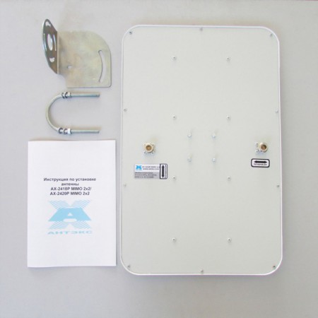 Антенна WiFi AX-2418P MIMO (Панельная, 2 х 18 дБ) фото 16
