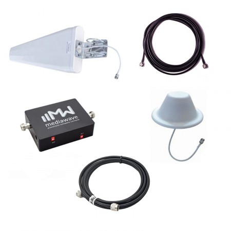 Усилитель GSM+3G MediaWave MWD-EGW-B23 (до 200 м2) фото 1