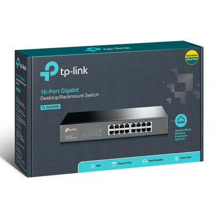 Коммутатор TP-Link TL-SG1016DE (16 x 1000 Mbps) фото 4