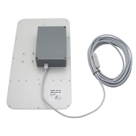 Антенна ASTRA 3G/4G MIMO USB BOX (Панельная, 2 х 15 дБ, USB 10 м., 2xTS9) фото 3