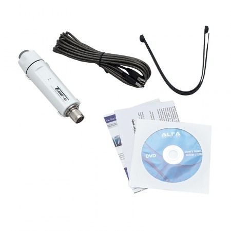 Адаптер WiFi уличный Alfa Network Tube-U USB (2.4 ГГц, 500 мВт) фото 7