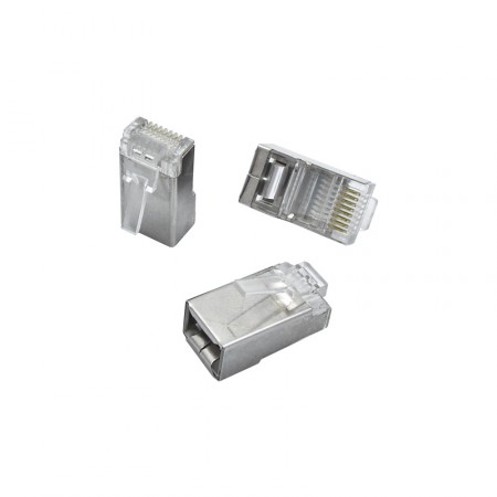 Коннекторы RJ-45 (8p8c) Cat.5е экранированные (упаковка 100 шт) фото 4