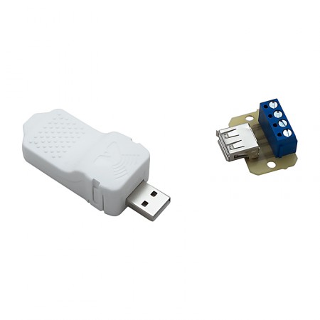 Комплект разъемов USB для витой пары фото 2