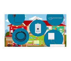 Антенна GSM/3G/4G DP-800/2700-12/15 OD (Секторная, 12 дБ) фото 2