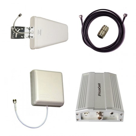 Комплект GSM-репитера Picocell E900 SXB+ (LITE 4) (до 200 м2) фото 1