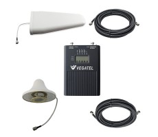 Репитер на дачу Vegatel VT3-900E/1800/3G LED (комплект до 600 м2) фото 1