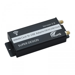 Адаптер (переходник) USB для модемов miniPCIe (корпусной, c RP-SMA) фото 2
