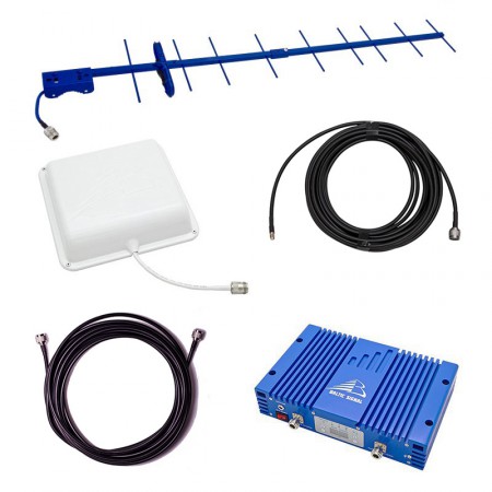 Усилитель сигнала сотового телефона Baltic Signal BS-GSM-80-kit (до 1200 м2) фото 1