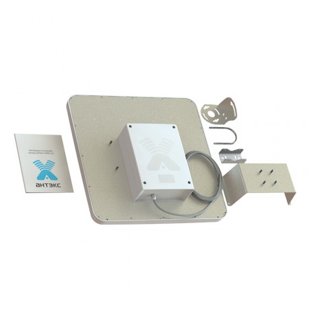 Антенна WiFi AX-2420P MIMO 2x2 BOX (Панельная, 2 x 20 дБ) фото 4