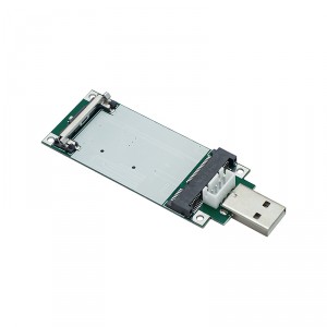 Переходник USB для модемов Mini PCI-e, со слотом для сим-карты Mini-SIM фото 1