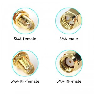 Переходник RP-SMA-male - RP-SMA-female угловой фото 5
