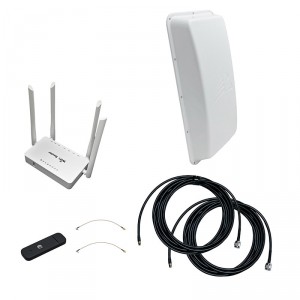 Интернет-комплект Дача-Универсал 2x2 (3G/4G MIMO антенна, модем, роутер) фото 1