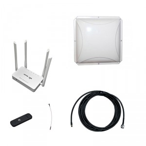 Комплект 3G/4G Дача-Эконом (Роутер WiFi, модем, кабель 3м, антенна 3G/4G 14 дБ) фото 1