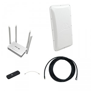 Комплект 3G/4G Дача-Стандарт (Роутер WiFi, модем, кабель 5м, антенна 3G/4G 17 дБ) фото 1