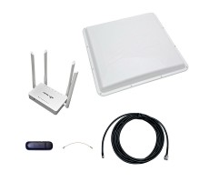 Интернет-комплект Дальняя Дача (Роутер WiFi, модем, кабель 5м, антенна 3G на 20 дБ) фото 1