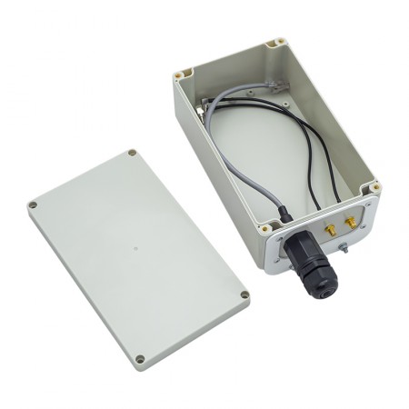 Гермобокс KG-SMAx2 (гермоввод RJ45, 2xCRC9) фото 4