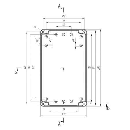 Гермобокс KG-SMAx2 (гермоввод RJ45, 2xCRC9) фото 9
