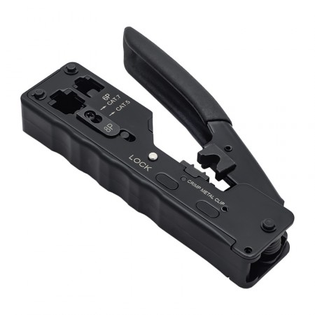 Клещи для обжима кабеля Cat.5, Cat.7 коннекторами RJ-45, RJ-11 фото 2