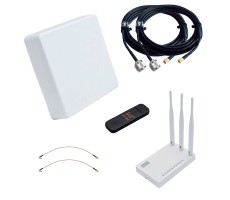 Интернет-комплект на дачу (MIMO-антенна, 4G-модем, WiFi-роутер) фото 1