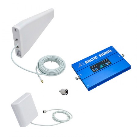 Комплект Baltic Signal BS-GSM/LTE-70 для усиления сигнала 800 и 900 МГц фото 1