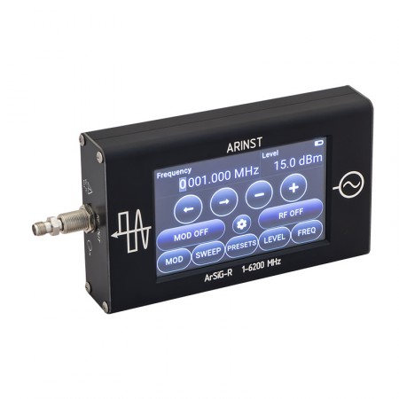 Портативный генератор прямоугольного и синусоидального сигнала Arinst ArSiG-R фото 4