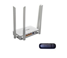 Роутер ZBT WE1626 + совместимый модем Huawei e3131 фото 1