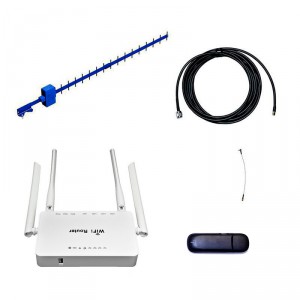 Усилитель 3G-интернета на дачу (Антенна 3G, кабель, модем, роутер WiFi) фото 1