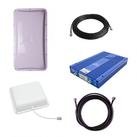 Комплект Baltic Signal для усиления GSM/LTE 1800, 3G и 4G (до 1200 м2) фото 1