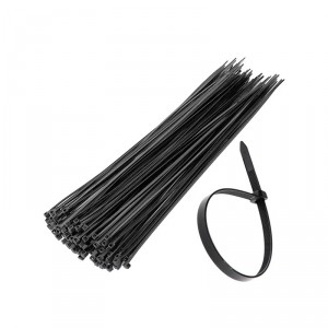 Стяжки для кабеля 300x5 черные (упаковка 100 шт) фото 1
