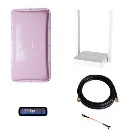Усилитель 3G/4G-интернета на базе антенны 3G/4G 17 дБ, модема и роутера фото 1