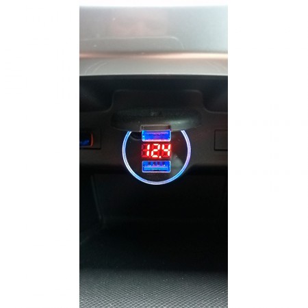 Зарядка USB автомобильная 5В 3,1А фото 4