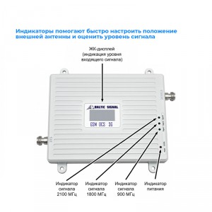 Усилитель GSM+LTE1800+3G Baltic Signal BS-GSM/DCS/3G-65-kit (до 200 м2) фото 8