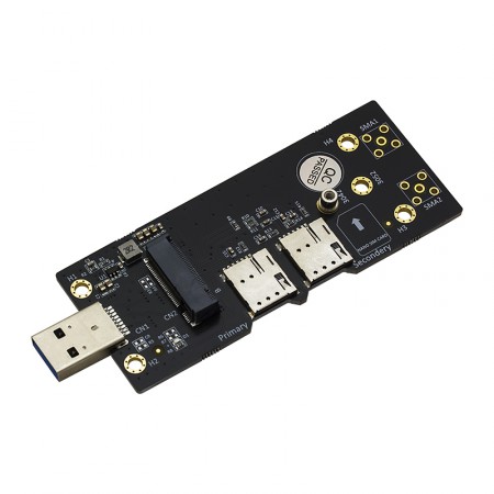 Переходник USB для модемов M.2, с двумя слотами Nano-SIM фото 2