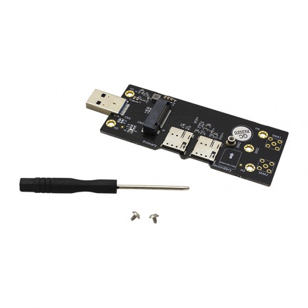 Переходник USB для модемов M.2, с двумя слотами Nano-SIM фото 4