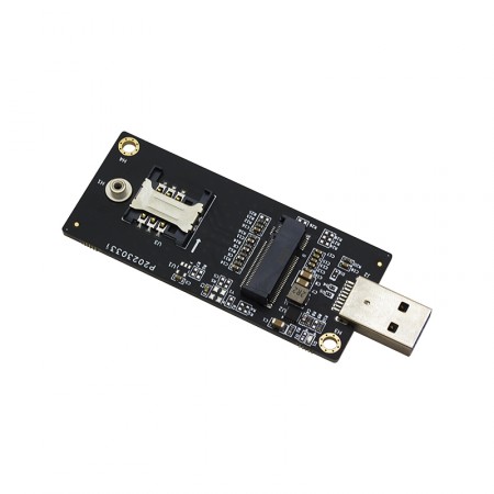 Переходник USB для модемов M.2, со слотом для сим-карты Mini-SIM фото 1