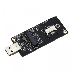 Переходник USB для модемов M.2, со слотом для сим-карты Mini-SIM фото 2