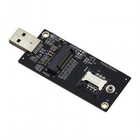 Переходник USB для модемов M.2, со слотом для сим-карты Mini-SIM фото 3