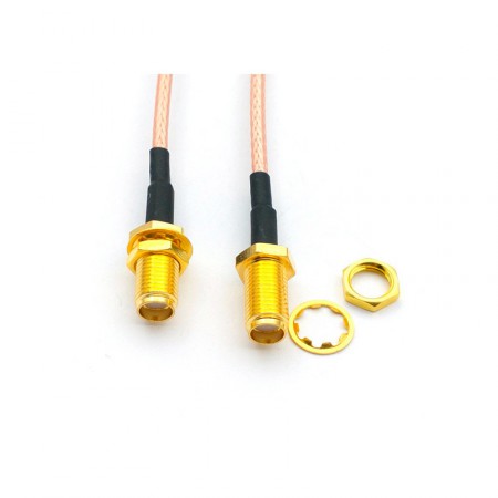 Пигтейл SMA-female - SMA-female на кабеле RG-316 длиной 50 см. фото 2