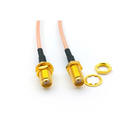 Пигтейл SMA-female - SMA-female на кабеле RG-316 длиной 50 см. фото 3