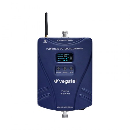 Репитер Vegatel TN-2100 PRO (70 дБ, 200 мВт) фото 1