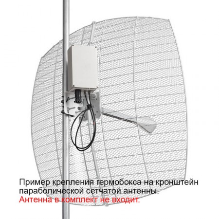 Гермобокс KG-SMAx2 (гермоввод RJ45, 2xCRC9) фото 6