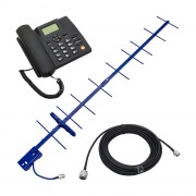 Стационарный сотовый телефон BS-GSM-Phone с выносной антенной и 10 м. кабеля
