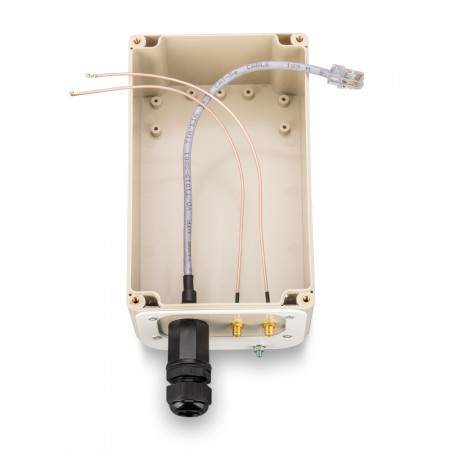 Гермобокс KG-SMAx2 (гермоввод RJ45, 2xU.FL) фото 4