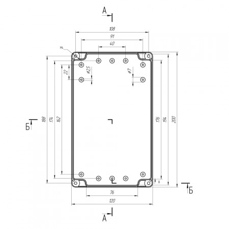 Гермобокс KG-SMAx2 (гермоввод RJ45, 2xU.FL) фото 8