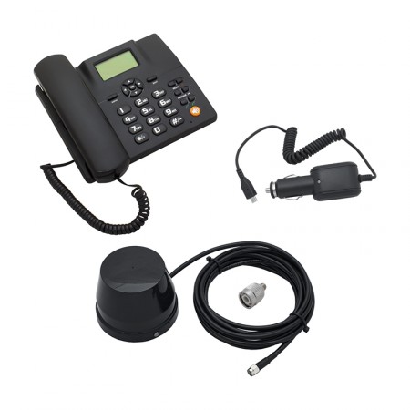 Комплект GSM-телефона с антенной для транспорта фото 1