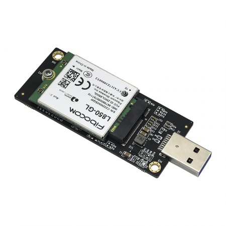 USB-модем LTE Cat.9 Fibocom L850-GL (до 450 Мбит/с) бескорпусной фото 2